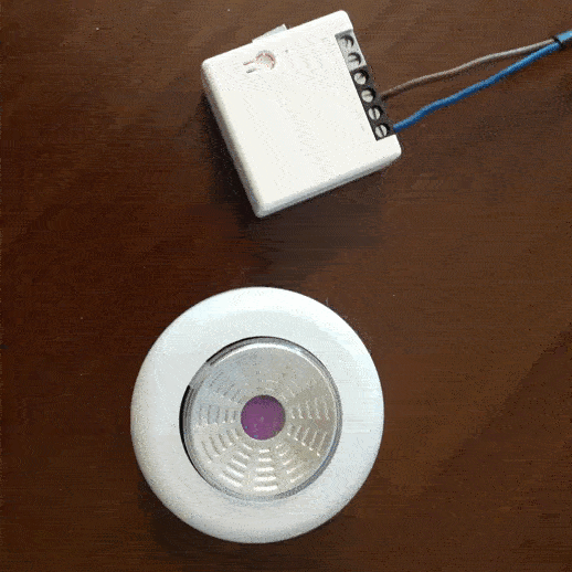 Смаконт. Выключатель (кнопка) для управления работой блоком «Sonoff mini R2»