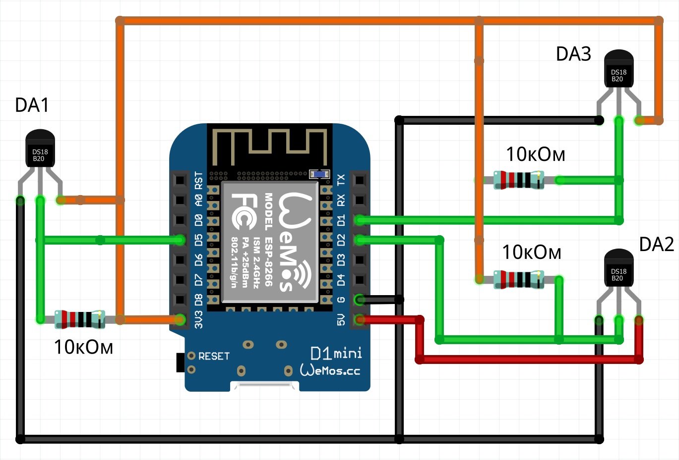 Как подключить датчик DS18B20 к Arduino